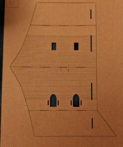 Totoro 1/150 Studio Ghibli Series Kiki's Delivery Service Kiki and Gigi's House (Okino House) MK07-22 Paper Craft 54 81cyO46PL