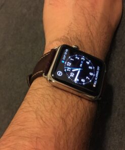 Hadley-Roma MS-906 Men's Genuine Leather Watch Band Brown 22mm 20 81czyb9q zL