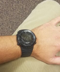 PALADA Men's Digital Sports Watch Waterproof Tactical Watch with LED Backlight Watch for Men Black 45 81d kExOmL