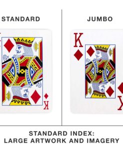 Brybelly 12 Decks of Playing Cards|Poker Wide Size (6 Red/6 Blue)|Plastic Coated Cards for Poker, Blackjack| Regular Index one 20 81d0DoIMWvL