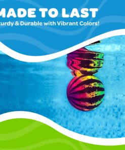 Watermelon Ball The Original Pool Toys for Kids Ages 8-12 - 6.5 inch Pool Ball for Teens, Adults, Family - Pool Games, Pool Toys, Fun Swimming Pool Games, Water Football, Diving and Beach Ball Play 20 81d0p1qBNjL