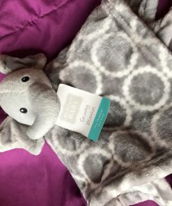 Hudson Baby Unisex Baby Animal Face Security Blanket, Elephant, One Size 19 81d1ulV8bSL
