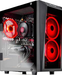 SkyTech Blaze II Gaming Computer PC Desktop – Ryzen 5 2600 6-Core 3.4 GHz, NVIDIA GeForce GTX 1660 6G, 500G SSD, 8GB DDR4, RGB, AC WiFi, Windows 10 Home 64-bit 2600 | GTX 1660 31 81d1zW1ZuoL