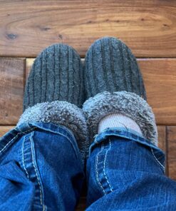 Skechers BOBS Women's Keepsakes - Ice Angel Slipper 6.5 Wide Charcoal 26 81d3VyJg1WL