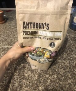 Anthony's Xanthan Gum, 1 lb, Batch Tested Gluten Free, Keto Friendly, Product of USA 1 Pound (Pack of 1) 20 81d3dGYRGmL