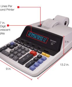 Sharp® EL-2630PIII Printing Calculator 8 81d6TpMtkCL