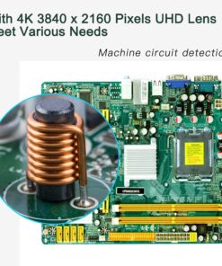 Jiusion WiFi USB Digital Handheld Microscope, 50 to 1000x Wireless Magnification Endoscope 8 LED Mini Camera with Metal Stand Compatible with iPhone iPad Mac Windows Android 38 81d8FeESL