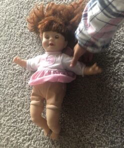 Melissa & Doug Mine to Love Brianna 12-Inch Soft Body Baby Doll With Hair and Outfit - First Baby Doll For Toy For Kids 18 Months And Up English Only Standard Packaging 49 81d9I9tB3FL