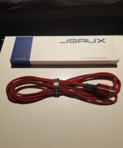 JSAUX Printer Cable, 10FT USB Printer Cable USB 2.0 Type A Male to B Male Scanner Cord USB B Cable High Speed for HP, Canon, Epson, Dell, Brother, Lexmark, Xerox, Samsung etc and Piano, DAC Red 28 81dB v2v6L