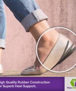 Premium Adjustable Orthopedic Heel Lift for Heel Pain and Leg Length Discrepancies - Medium Pack of 2 Medium (Pack of 2) 16 81dBHb5aURL