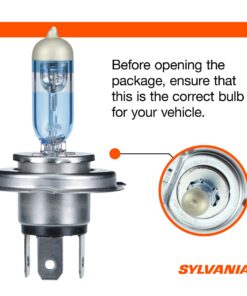 SYLVANIA - 9003 SilverStar Ultra - High Performance Halogen Headlight Bulb, High Beam, Low Beam and Fog Replacement Bulb, Brightest Downroad with Whiter Light, Tri-Band Technology (Contains 2 Bulbs) 13 81dCzXk8cL