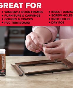 J-B Weld Tan KwikWood Wood Repair Epoxy Putty, 1 oz. Stick 3.5 inch 26 81dE5Riv0AL