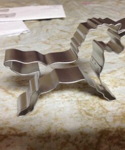R&M Unicorn 4.5" Cookie Cutter in Durable, Economical, Tinplated Steel 32 81dEqKTALpL