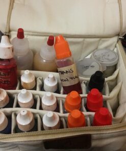 Essential Oil Bag Organizer/Carrying Case - Hold up to 30 Bottles of 15ml Oils! (Beige, M) 17 81dEtYCdOWL