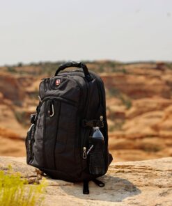 Swiss Gear SA1753 Black TSA Friendly ScanSmart Laptop Backpack - Fits most 15 Inch Laptops and Tablets 17-Inch 29 81dFJMZVDLL