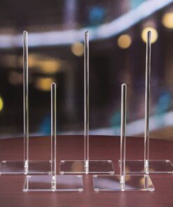 Darice Victoria Lynn Clear, 5 Piece Set with Two 10” and Three 15 Display Treats at Weddings, Showers and Other Ev Acrylic Donut Stands 21 81dFmXh3tXL