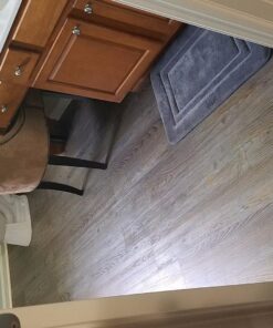 Tivoli II Self Adhesive Vinyl Floor Planks, 10 Pack - 6" x 36", Silver Spruce - Peel & Stick, DIY Flooring - Natural Wood Grain Feel for Kitchen, Dining Room & Bedrooms by Achim Home Decor Wood look 10 Planks 45 81dGDhasGGL