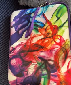 Caseling Neoprene Sleeve Pouch Case Bag for 14 Inch Laptop Computer. Designed to fit Any Laptop Notebook Ultrabook MacBook with Display Size 1 inches - Colorful 14 81dGShw53lL