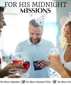 RainBowl Toilet Bowl Night Light with Motion Sensor - Funny Mens Stocking Stuffers 2023 - Unique Cool Gadget - Gag Christmas Gift for Dad, Boyfriend, Husband - White Elephant Gifts Idea, Secret Santa 34 81dGbFoApCL