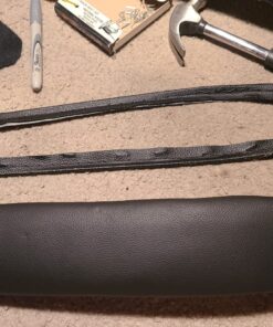 Reed Leathers Hides - Cow Leather Skins (12 X 24 Inches 2 Square Foot, Black) 12 X 24 Inches 2 Square Foot 58 81dGt5qUdFL