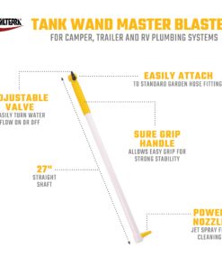 Alternative view of Valterra A01-0184VP Master Blaster RV Tank Cleaning Wand with Power Nozzle , White