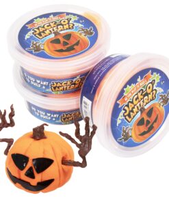 Kangaroo DIY Halloween Pumpkin Decorations for Home – Fun Halloween Crafts for Kids – Moldable Squishy Halloween Toys – Cute Mini Build Your Own Jack O Lanterns for Décor Favors - 3-Piece Pack 7 81dHRVUMYZL