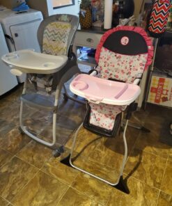 Disney Baby Minnie Mouse Simple Fold Plus High Chair with 3-Position Tray (Garden Delight) Garden Delight 26 81dIIPDP6L