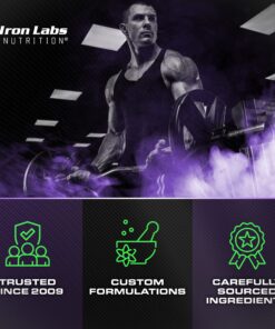 Iron Labs Nutrition: Cycle Support Plus NAC (N-Acetyl-L-Cysteine) - On Cycle Support Supplements for Men - with N Acetyl L Cysteine, Milk Thistle, Hawthorne Berry and More (120 Capsules) 120 Count (Pack of 1) 15 81dJX aZL