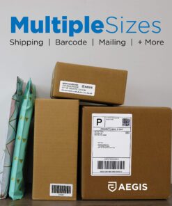 Aegis - Compatible Direct Thermal Labels Replacement for DYMO 30252 (1-1/8" X 3-1/2") Address & Barcode - Use with Labelwriter 450, 450 Turbo, 4XL Printers (12 Rolls) 12 Pack 16 81dKaqMLiYL