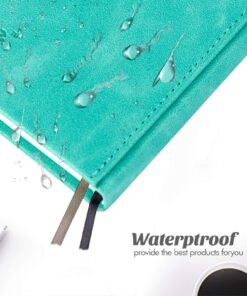 Alternative view of JoyNote 2 Pack Hardcover Notebook, Premium Thick Paper Faux Leather Writing Journal with Pen Loop, 96 Sheets/192 Pages, 2 Plan Stickers Gifts, 5.75 x 8.25 inches, Aqua Blue