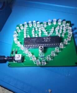 IS DIY Electronics Projects Soldering Practice, Heart Love LED Lights Kit, Remote Control RC Circuit Assemble DIY Soldering Kit No Case 53 81dLuKVy7XL