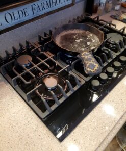 Empava 30 in. Gas Stove Cooktop 5 Italy Sabaf Sealed Burners NG/LPG Convertible in Black Tempered Glass, 30 Inch 22 81dMNUf hcL