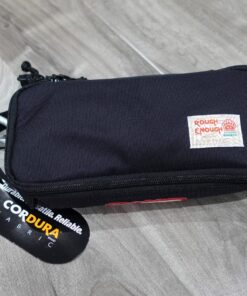 Rough Enough Small Tool Bag Pouch Large Black Pencil Case Box for Kids Boys School Men Cordura Heavy Duty 53 81dMcubmAL