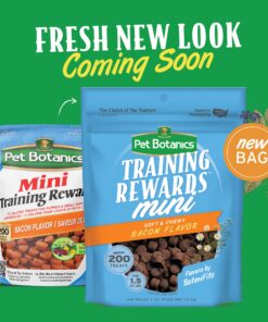 Pet Botanics Training Rewards Mini Treats For Dogs, Bacon, 4 Oz. 4 Ounce (Pack of 1) 19 81dMgjsl6QL