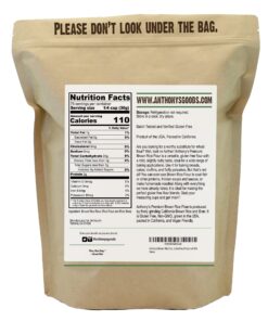 Anthony's Brown Rice Flour, 5 lb, Batch Tested and Verified Gluten Free, Product of USA 5 Pound (Pack of 1) 14 81dN7BAwIRL