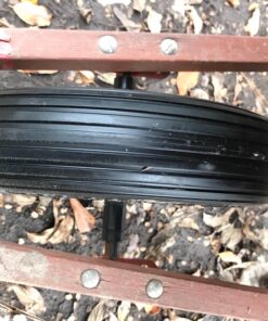 Universal Fit, Flat Free Wheelbarrow Tire and Wheel Assembly with Adapter Kit 45 81dNJ heBL