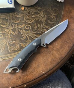 Mossy Oak Fixed Blade Knife, Full Tang - Mutifunction with Bottle Opener and Glass Breaker, G10 Handle with Genuine Leather Sheath, for Camping Survival Hunting Knife(Silver Steel) 29 81dOJJvJEJL