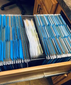 Smead Poly Hanging Expanding File, 12 Indexed Dividers, Retractable Hooks, Letter Size, Black (65125) 19 81dOeA 2BeL