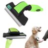 Anshar Dog Brush for Shedding and Grooming - Deshedding Brush Tool for Long and Short Hair - Shedding Blade, Grooming Supplies for Cats and Dogs - Medium-Large