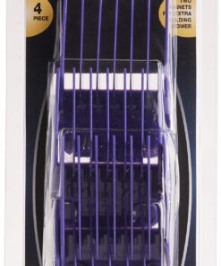 Andis 01415 Master Dual Magnet Large Comb Set - Crafted with High-Grade Metal, Contains 4 Different Size Combs - Providing a Comfortable & Snag-Free Experience - Purple 4-Comb Set 13 81dPwmrQ3ZL