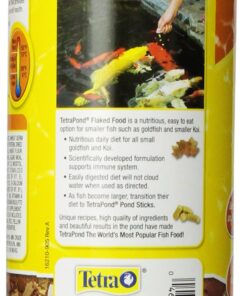 Alternative view of Tetra Pond Flakes Complete Nutrition for Smaller Pond Fish, Goldfish and Koi Fish, 6.35 oz