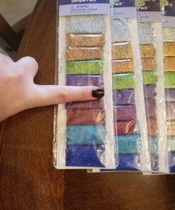 Sulyn Holographic Glitter Sample Pack, Non-Toxic Variety Pack, 9 Assorted Colors, 0.63 ounces, 18 grams, SUL6654-97 44 81dQmNoWWeL