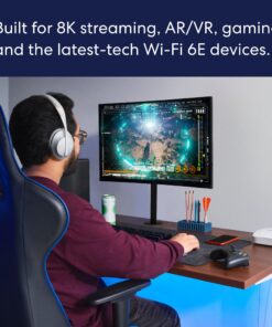 Certified Refurbished Amazon eero Pro 6E mesh Wi-Fi router | Fast and reliable gigabit + speeds | connect 100+ devices | Coverage up to 2,000 sq. ft. | 2022 release 1 Pack 11 81dRCQKVjaL