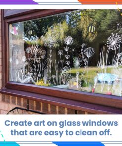 Chalkola White Chalk Markers for Blackboard, Chalkboard Sign, Window, Bistro, Car, Glass (5 Pack 6mm) - Liquid Chalkboard Markers Erasable - Paint Chalk Pens Washable Ink Reversible Tip Bold Tip - 5 Pens 26 81dRnO5WxL