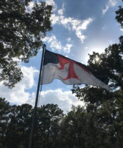 ANLEY Fly Breeze 3x5 Foot Knights Templar Battle Flag - Vivid Color and Fade Proof - Canvas Header and Double Stitched - Roman Catholic Church Flags Polyester with Brass Grommets 3 X 5 Ft 19 81dS4HzuTIL