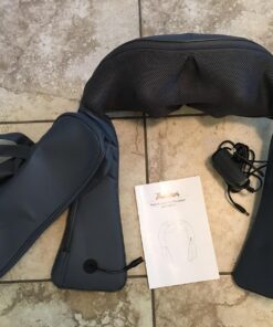 Bruntmor Cordless Rechargeable Neck & Back Pain Relief Products | Shiatsu Massager 3-D Deep Kneading Portable Full Body Massager Back Massager for Back Pain with Heat | Ideal for Relieving Shoulder 27 81dSTxHrdKL 5