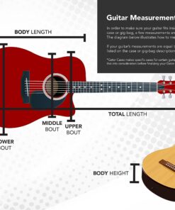 Gator Cases Deluxe ABS Molded Guitar Case for Acoustic Guitars; Fits Yamaha APX Style Acoustic Guitars (GC-APX) Apx Guitar 21 81dSXASyfeL