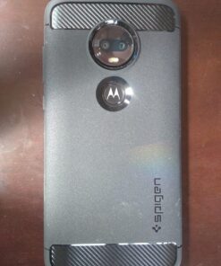 Spigen Rugged Armor Designed for Moto G7 Case/Designed for Moto G7 Plus Case (2019) - Matte Black 47 81dT FfWUEL