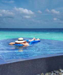 SwimWays Original Spring Float Pool Lounge - Purist Blue 14 81dTyZenHL