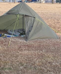 Gold Armour Rainfly Tarp Hammock, Premium 14.7ft/12ft/10ft/8ft Rain Fly Cover, Waterproof Ultralight Camping Shelter Canopy, Survival Equipment Gear Camping Tent Accessories (OD Green 12ft x 10ft) Od Green 12ft X 10ft 64 81dUWD2sUKL